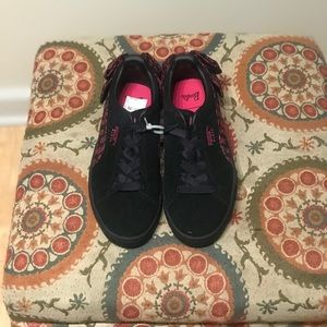 Women’s Black Suede Sneakers